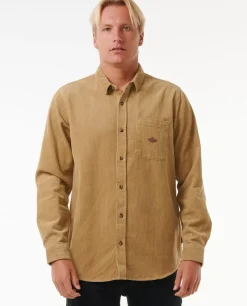 Camisa Clássica De Manga Comprida Com Cordão De Surf