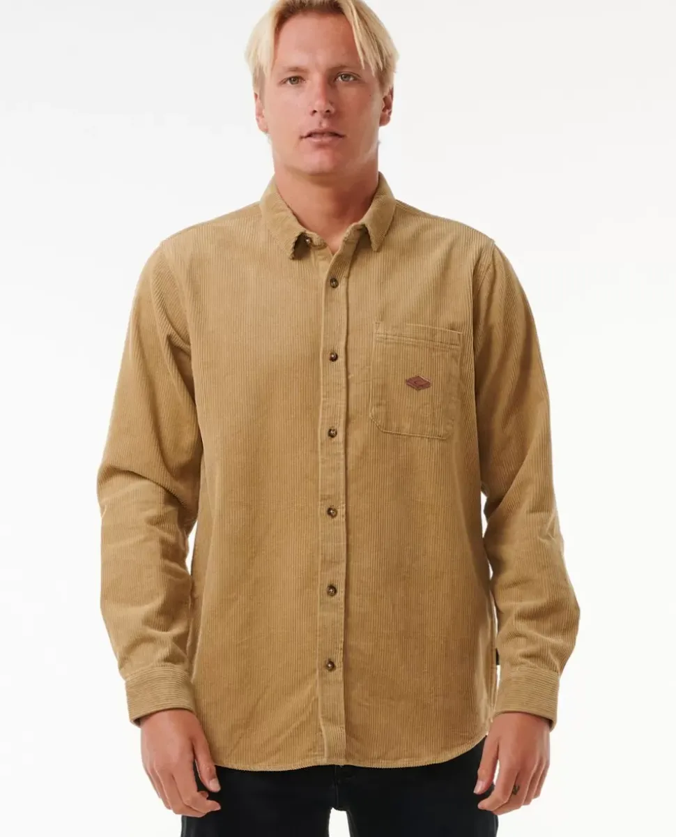 Camisa Clássica De Manga Comprida Com Cordão De Surf