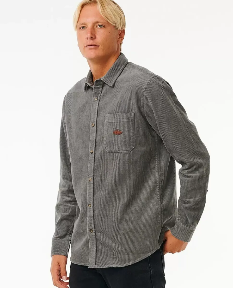 Camisa Clássica De Manga Comprida Com Cordão De Surf