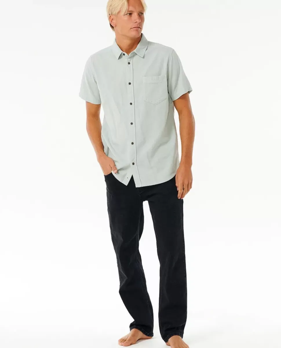 Camisa De Manga Curta Lavada