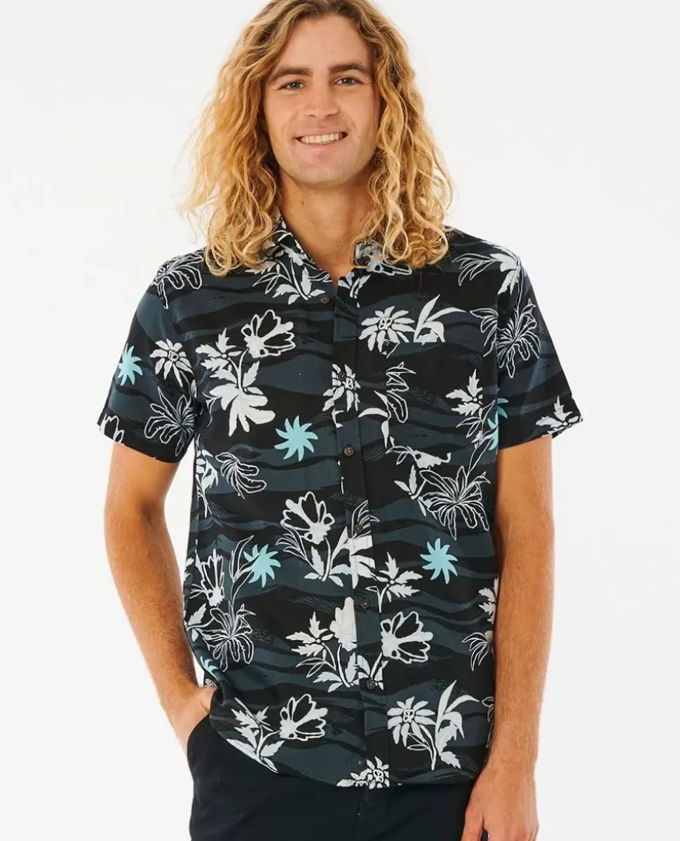 Camisa De Manga Curta Salt Water Culture Botanica