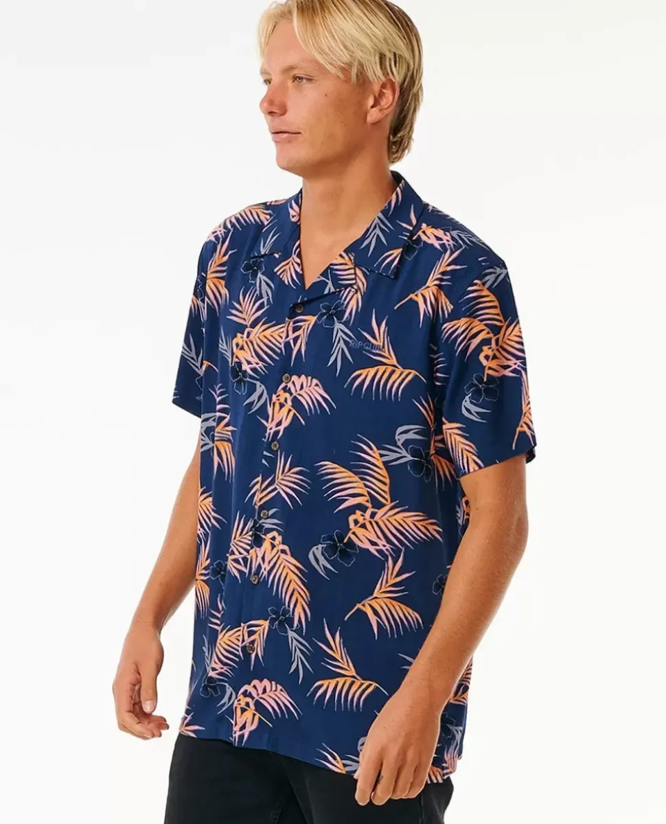 Camisa De Manga Curta Surf Revival Floral