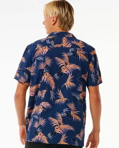 Camisa De Manga Curta Surf Revival Floral