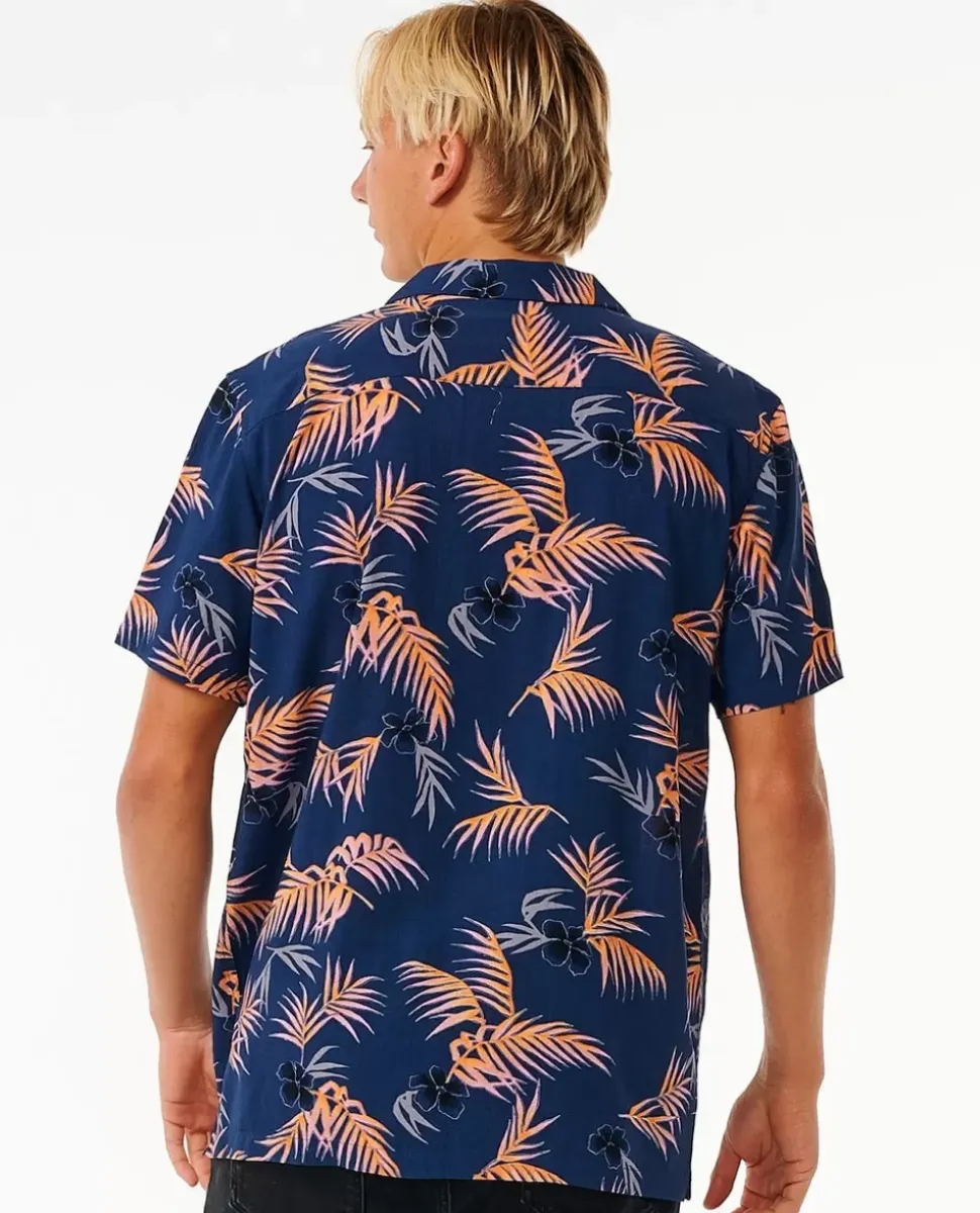 Camisa De Manga Curta Surf Revival Floral
