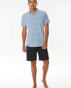 Camisa Washed De Manga Curta