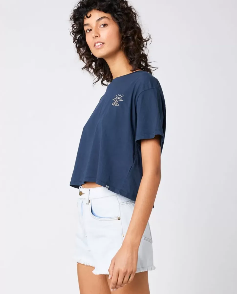 Camisola De Licra Day Break De Manga Curta Para Rapariga