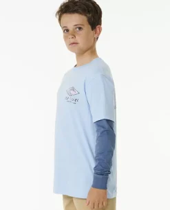 Camisola De Licra Day Break De Manga Curta Para Rapariga