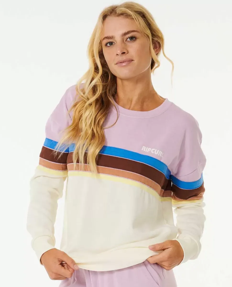 Camisola Em Velo De Gola Redonda Surf Revival