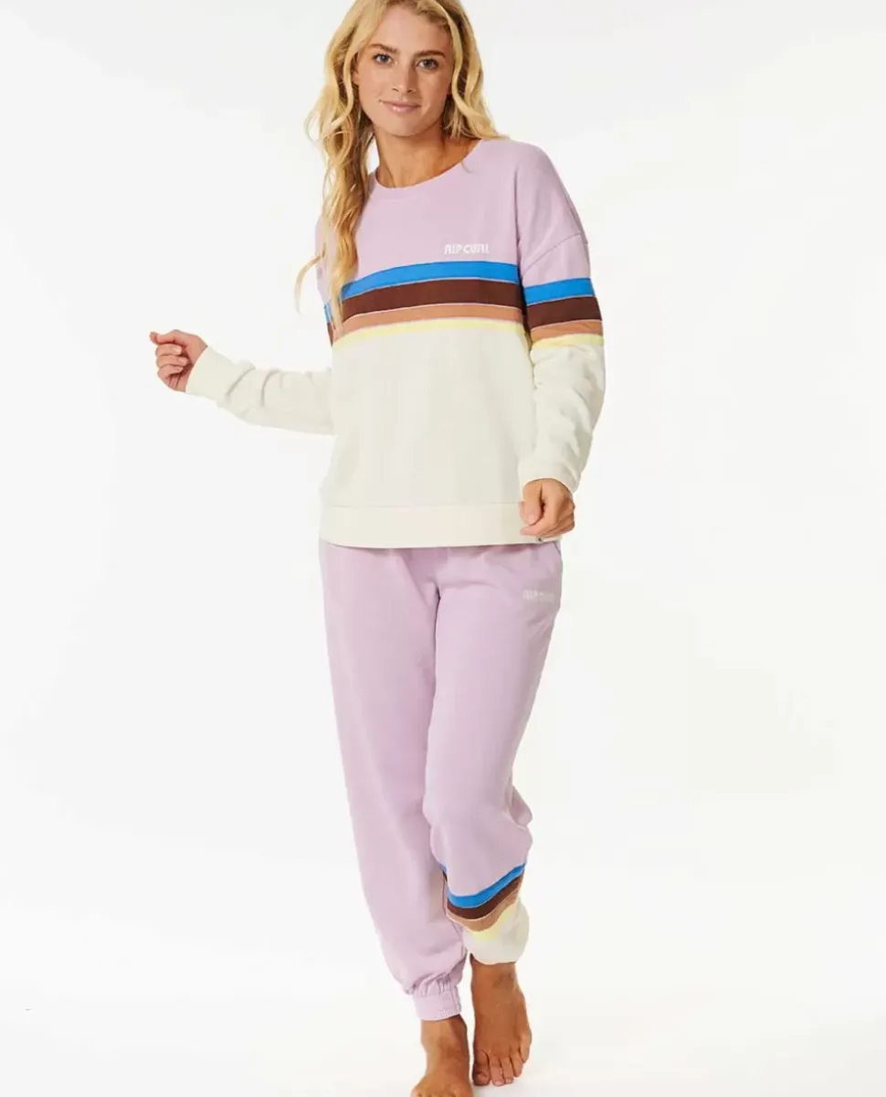 Camisola Em Velo De Gola Redonda Surf Revival
