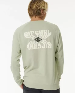 Camisola Em Velo De Gola Redonda Salt Water Culture