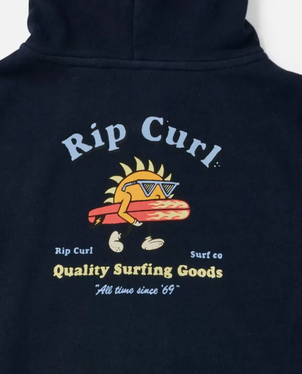 Camisola Micro Waves Grom Com Capuz E Fecho Completo