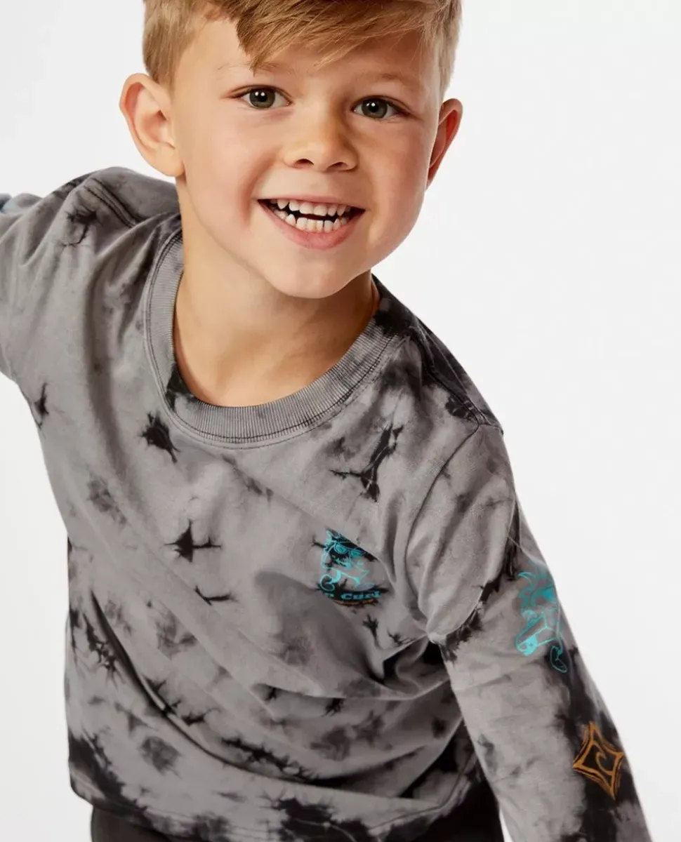 Camisola Micro Waves Grom De Manga Comprida