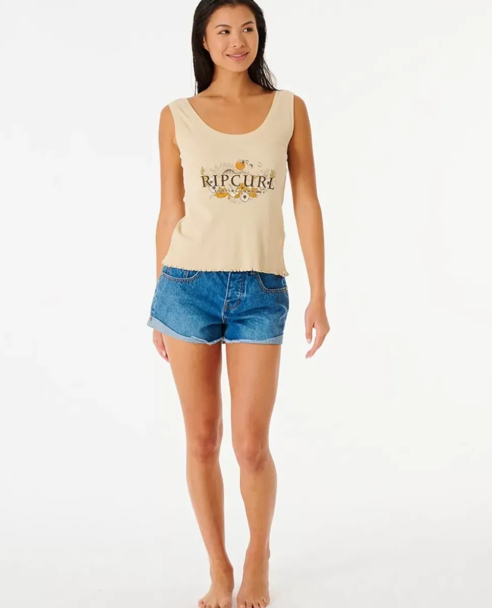 Camisola Sem Mangas Oceans Together Nervurada