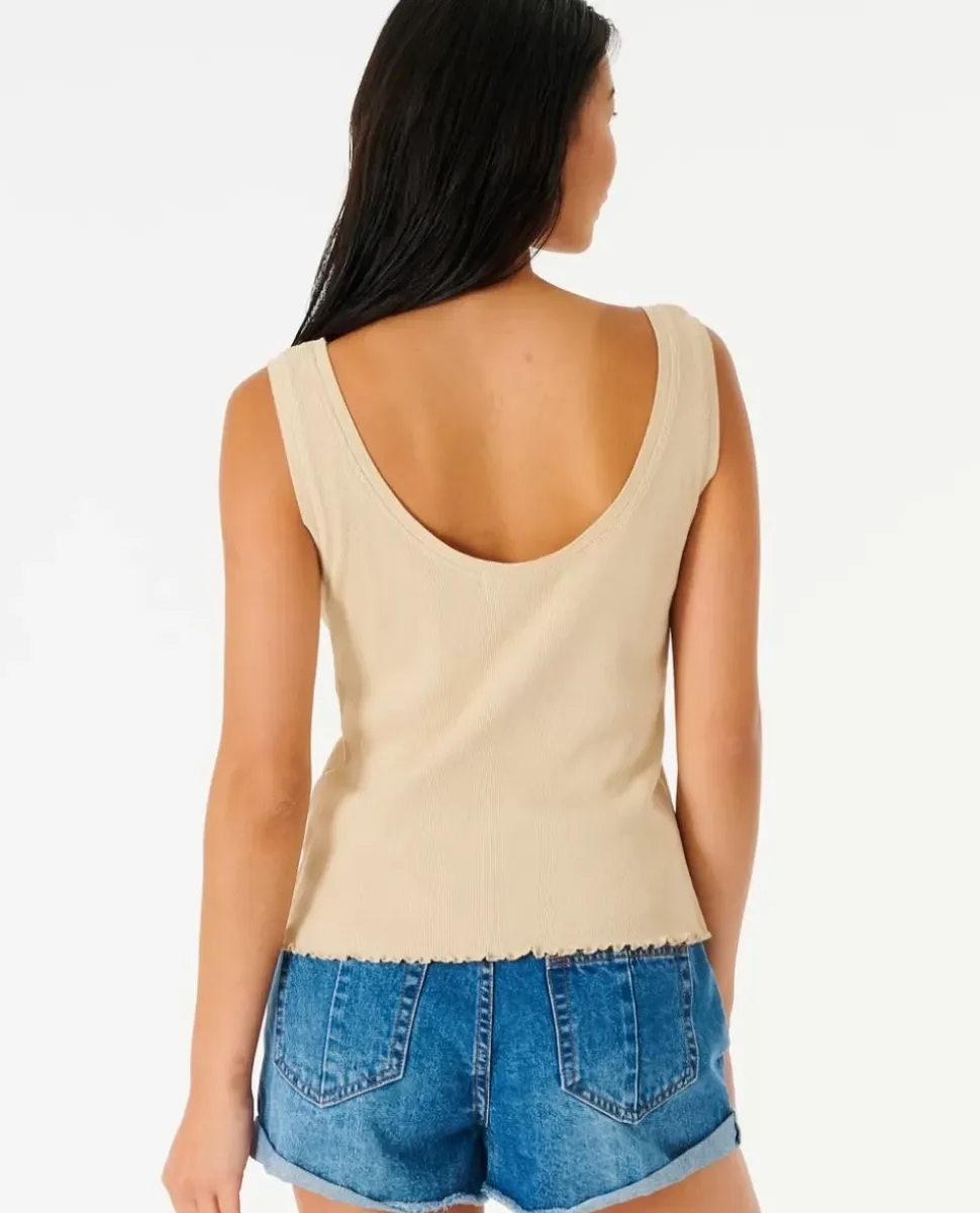 Camisola Sem Mangas Oceans Together Nervurada