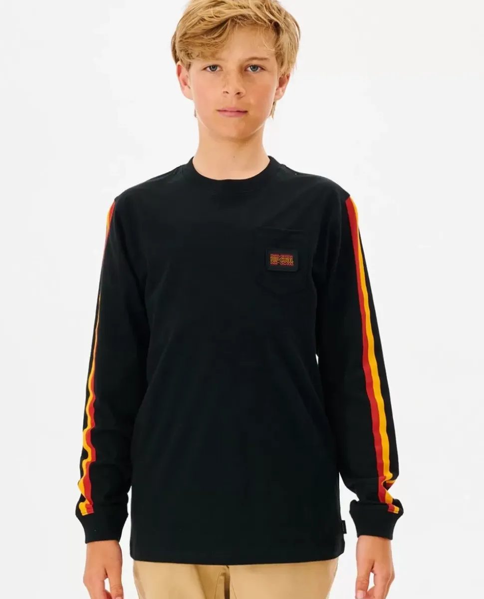 Camisola Surf Revival De Manga Comprida Para Rapaz