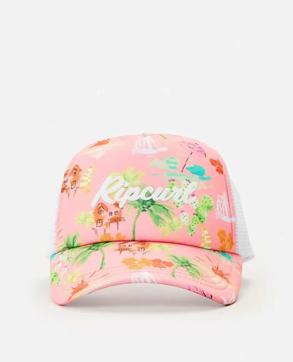 Chapéu Vacation Club Trucker Para Rapariga