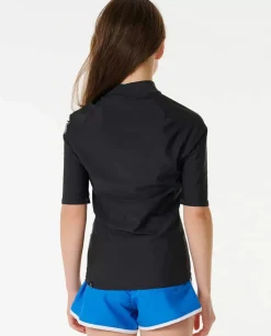 Colete De Manga Curta Classic Surf Rash Vest Menina