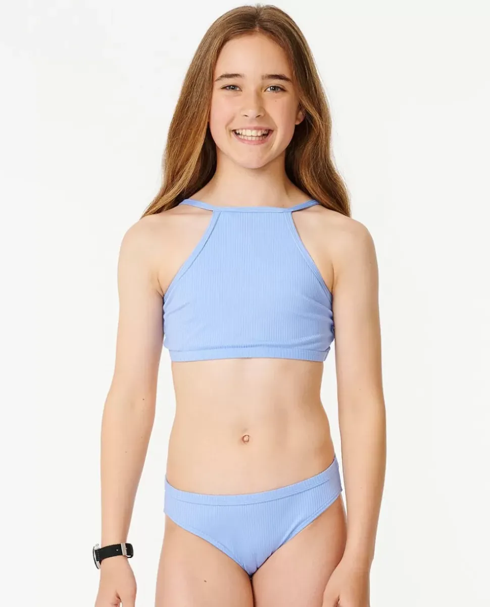 Conjunto De Biquíni Lux Rib Para Rapariga