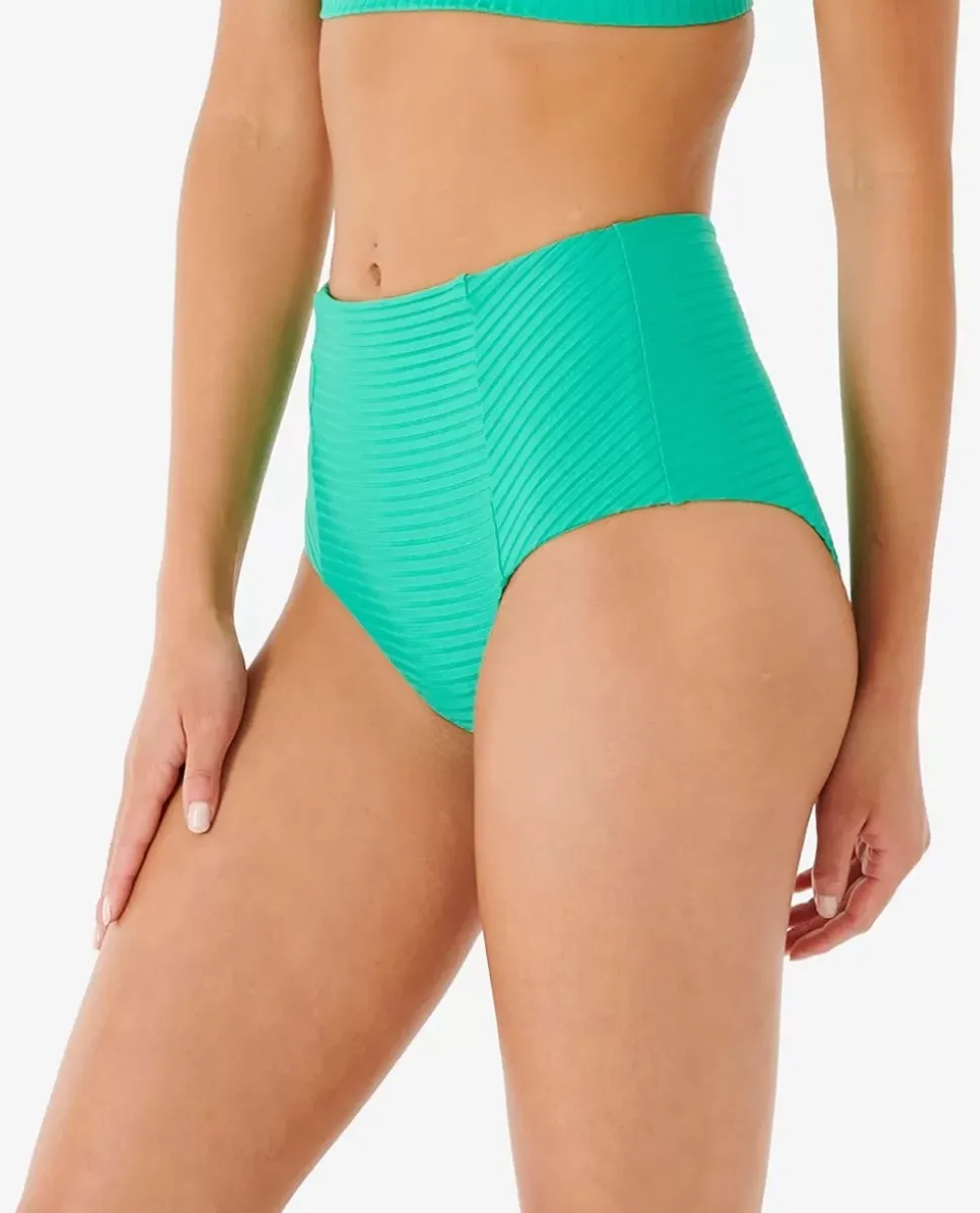 Cueca De Biquíni De Cintura Alta Cheeky Premium Surf