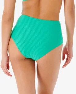 Cueca De Biquíni De Cintura Alta Cheeky Premium Surf