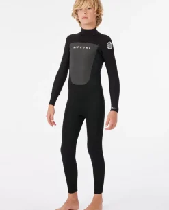 Fato De Mergulho Com Fecho De Correr Atrás 3/2 Para Rapaz Omega