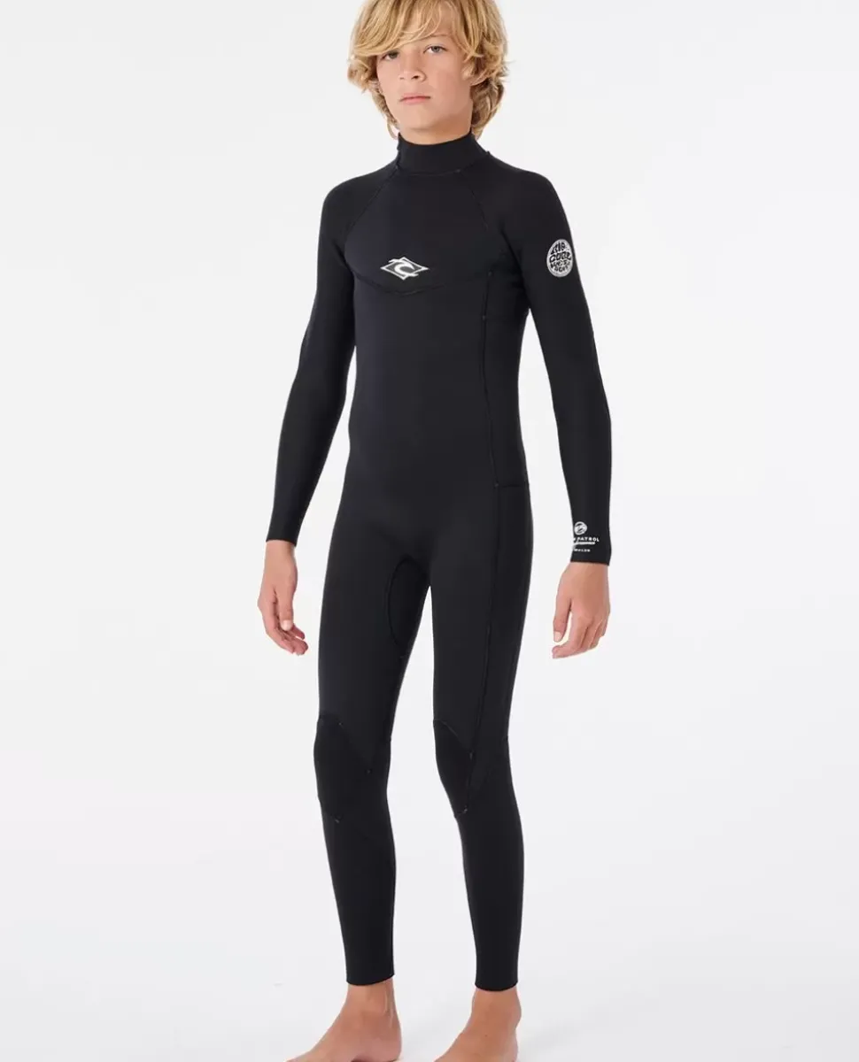 Fato De Mergulho Júnior Dawn Patrol 3/2 Com Fecho De Correr Atrás