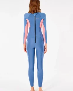 Fato De Mergulho Mulher Peak Energy 3/2 Com Fecho De Correr Atrás