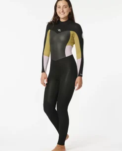 Fato De Mergulho Omega 3/2 Com Fecho De Correr Atrás Para Mulher