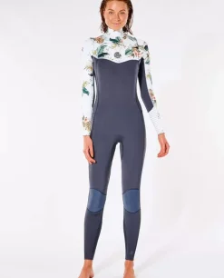 Fato De Surf Women Dawn Patrol 3/2 Chest Zip