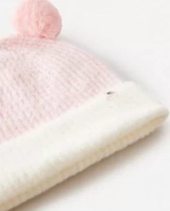 Gorro Regular Com Pompom 2 Tone Para Rapariga