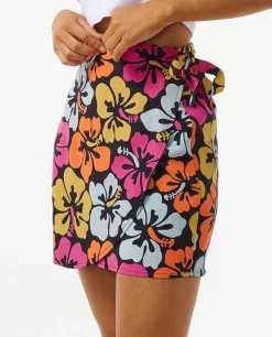 Hibiscus Heat Wrap Skirt