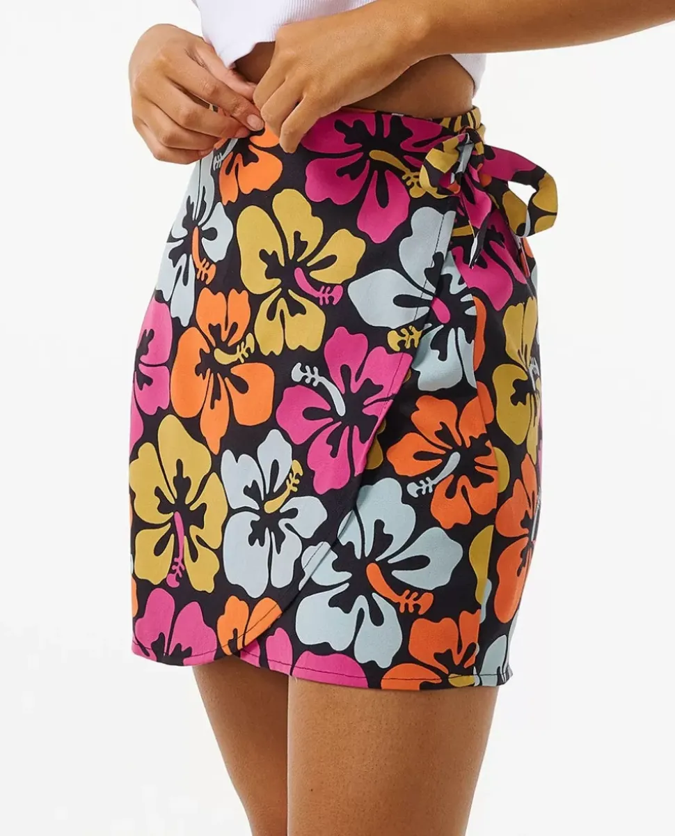 Hibiscus Heat Wrap Skirt