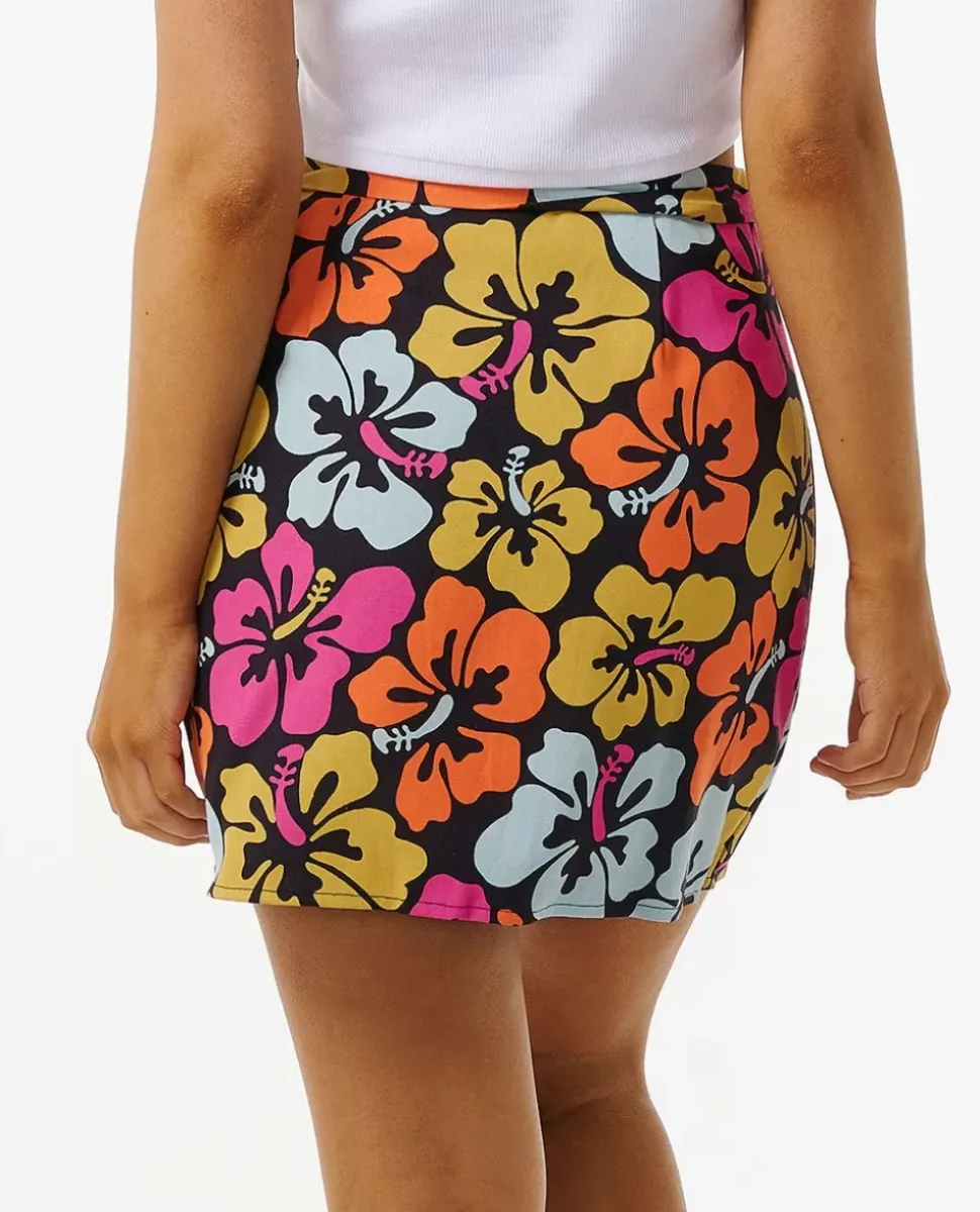 Hibiscus Heat Wrap Skirt