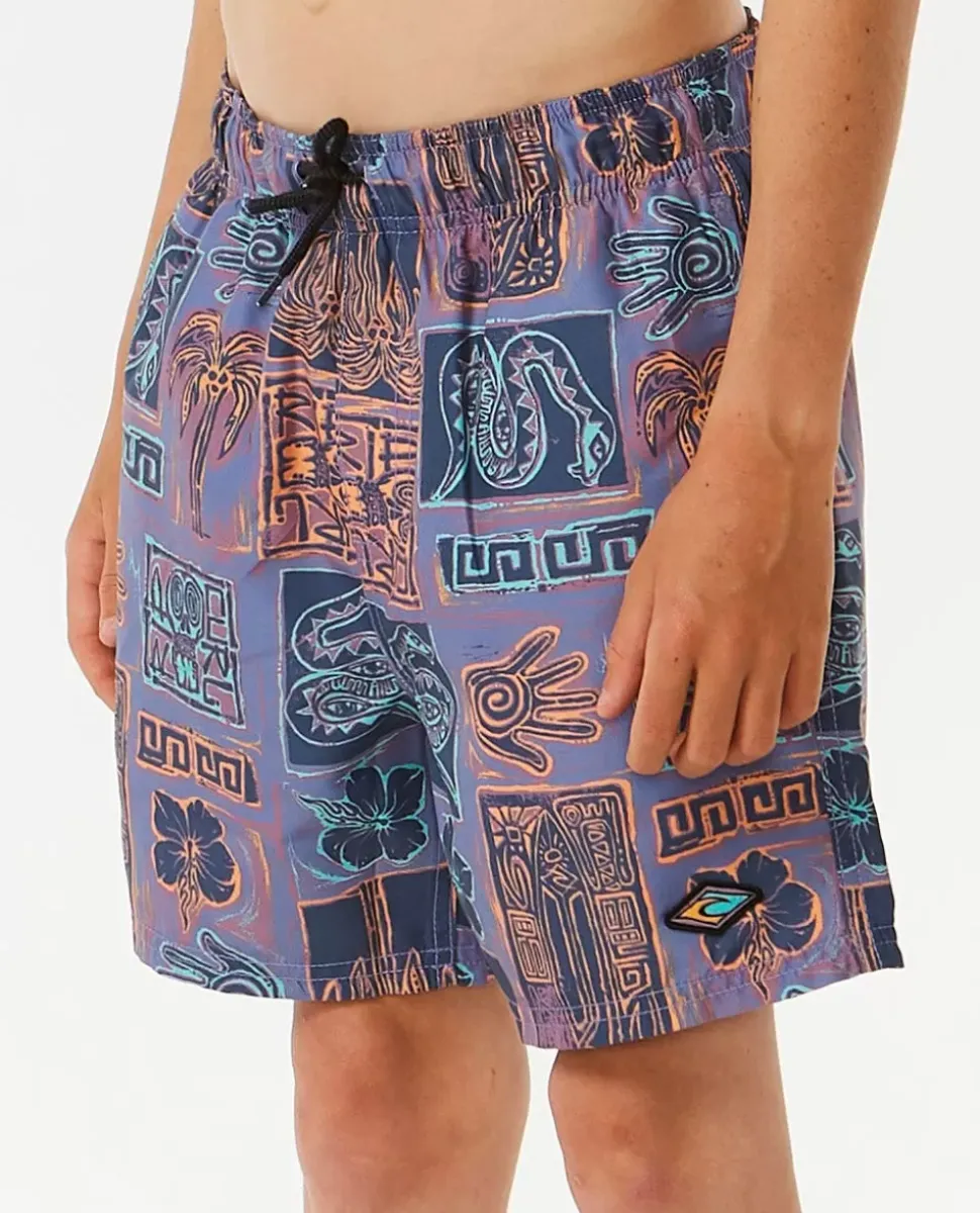 Lost Islands Tile Volley Short Rapaz