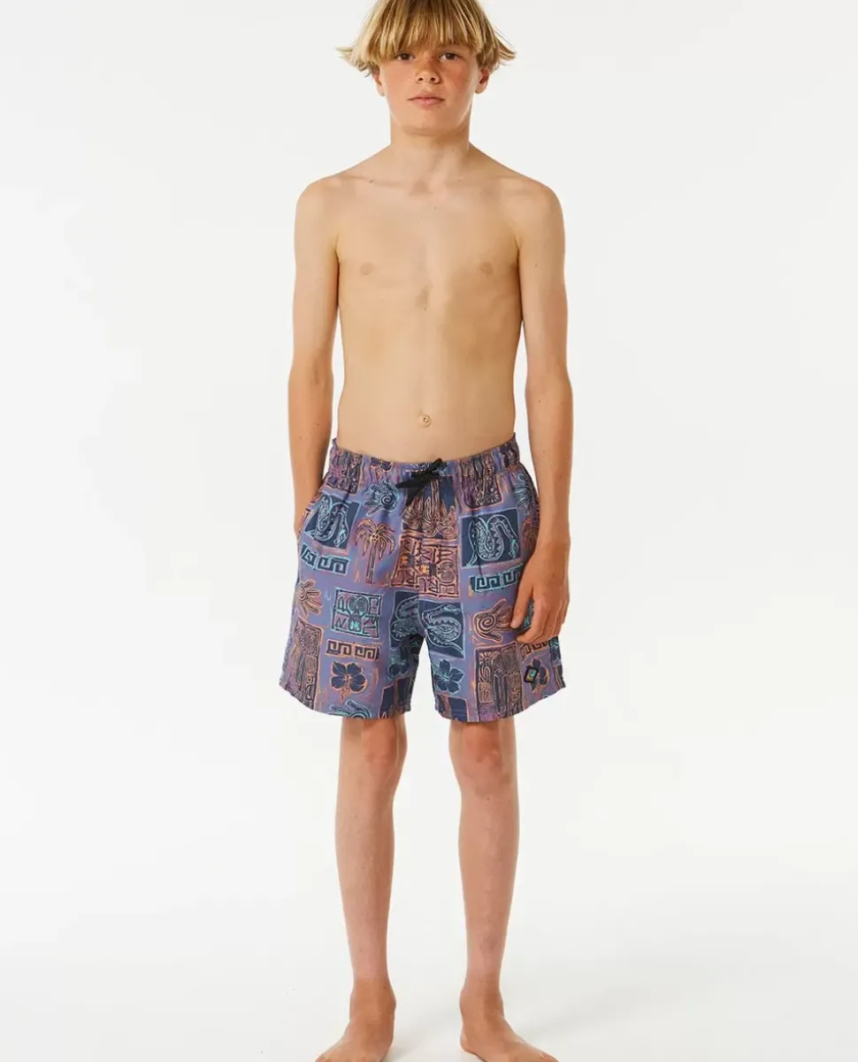 Lost Islands Tile Volley Short Rapaz