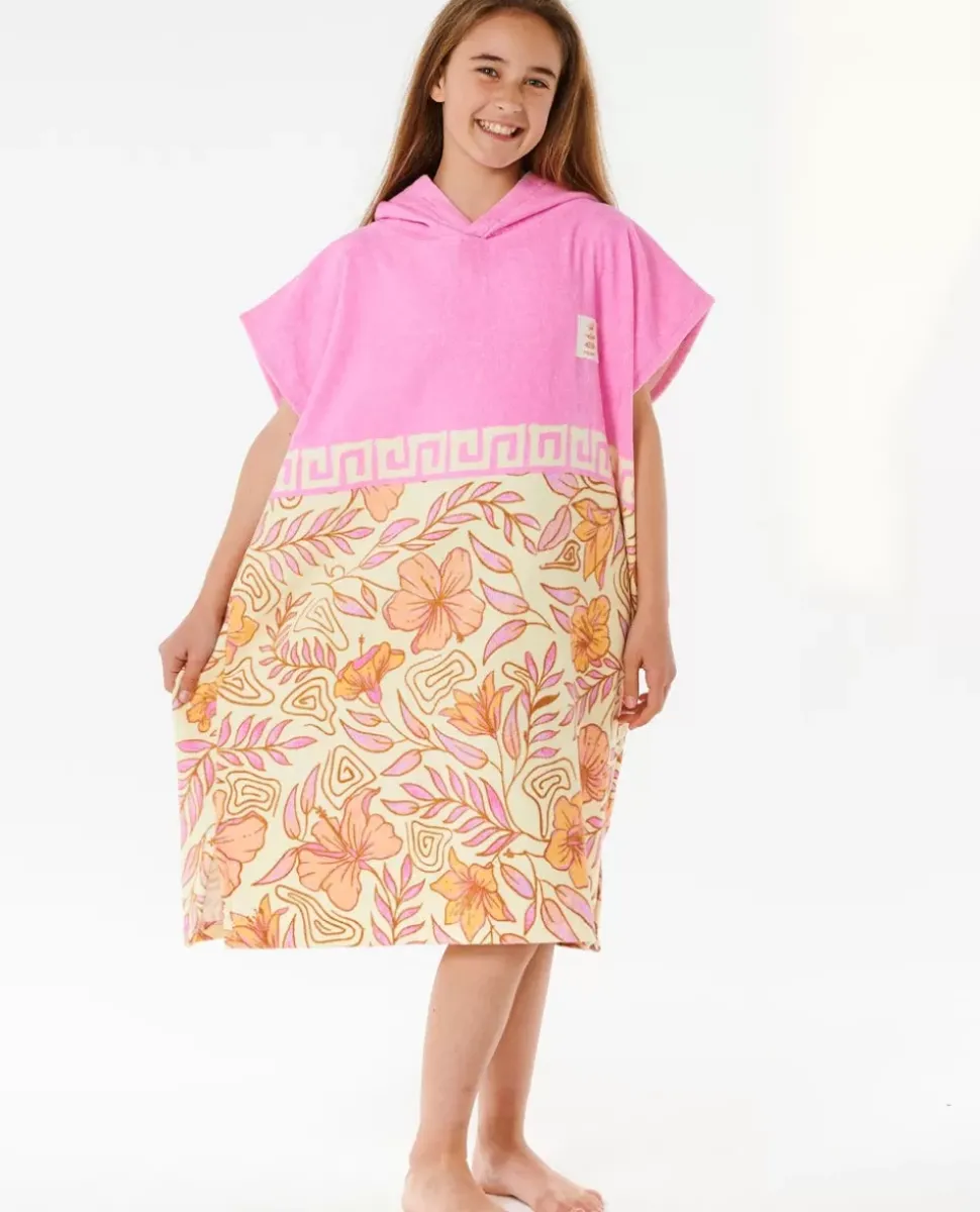 Poncho De Toalha Com Capuz Para Rapariga