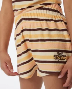 Short Girl Com Riscas De Cristal