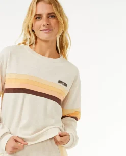 Sweatshirt Com Gola Redonda Surf Revival