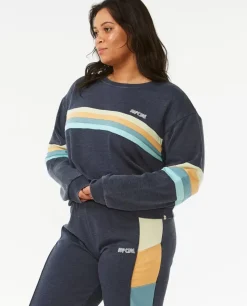 Sweatshirt Com Gola Redonda Surf Revival