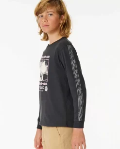 T-shirt De Manga Comprida Pure Surf Para Rapaz