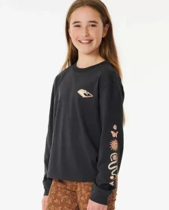 T-shirt De Manga Comprida Sun Catcher Para Rapariga
