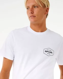 T-shirt De Manga Curta Com Agrafador