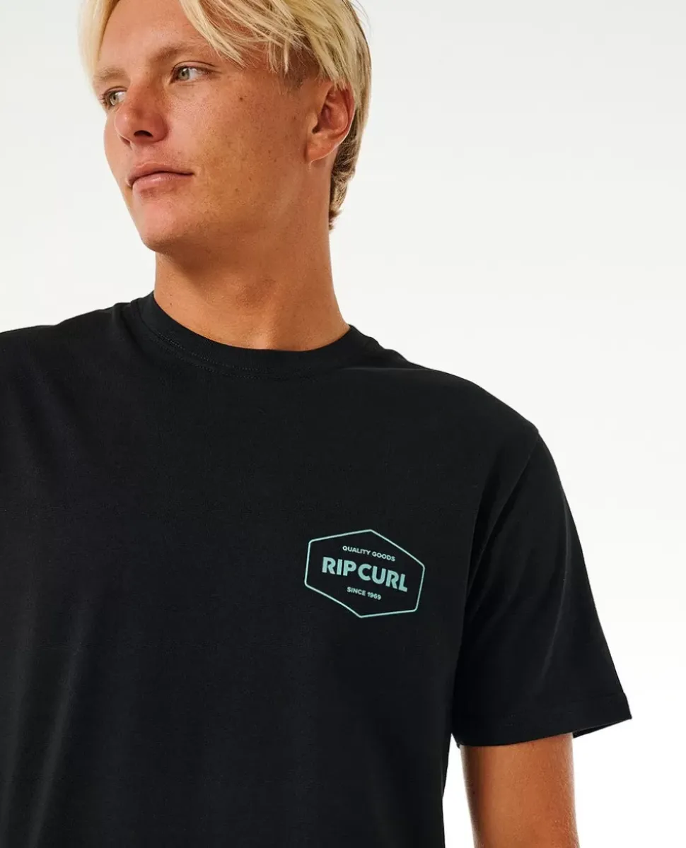 T-shirt De Manga Curta Com Agrafador