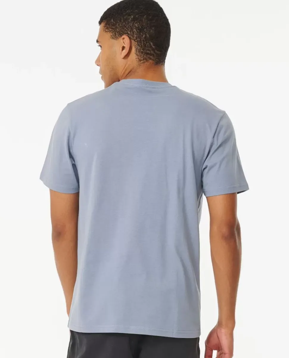 T-shirt De Manga Curta Com Bolso Simples