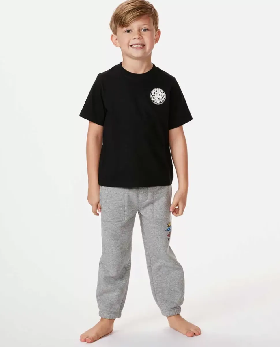 T-shirt De Manga Curta Com ícone De Fato De Mergulho Rapaz