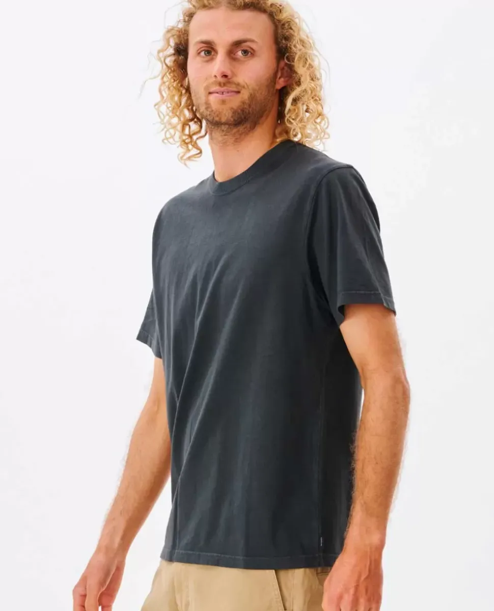T-shirt De Manga Curta Com Lavagem Simples
