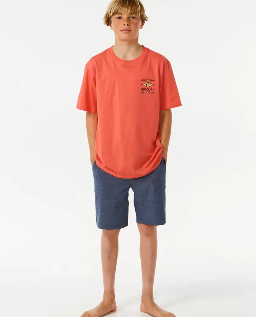 T-shirt De Manga Curta Com Logótipo Das Ilhas Perdidas