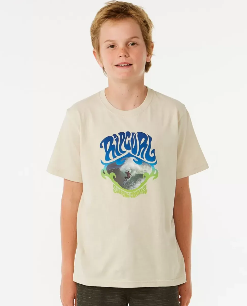 T-shirt De Manga Curta De Ação Para Rapaz