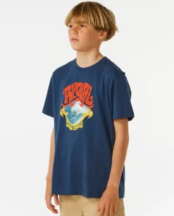 T-shirt De Manga Curta De Ação Para Rapaz