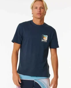 T-shirt De Manga Curta Line-up Surf Revival